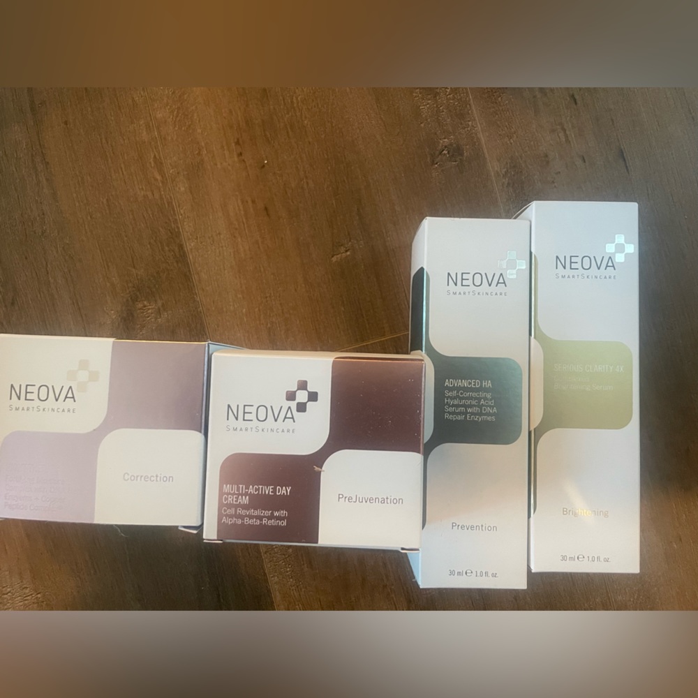 Brand new set of Neova skincare